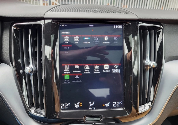 Volvo XC 60 cena 144900 przebieg: 66893, rok produkcji 2019 z Warszawa małe 781